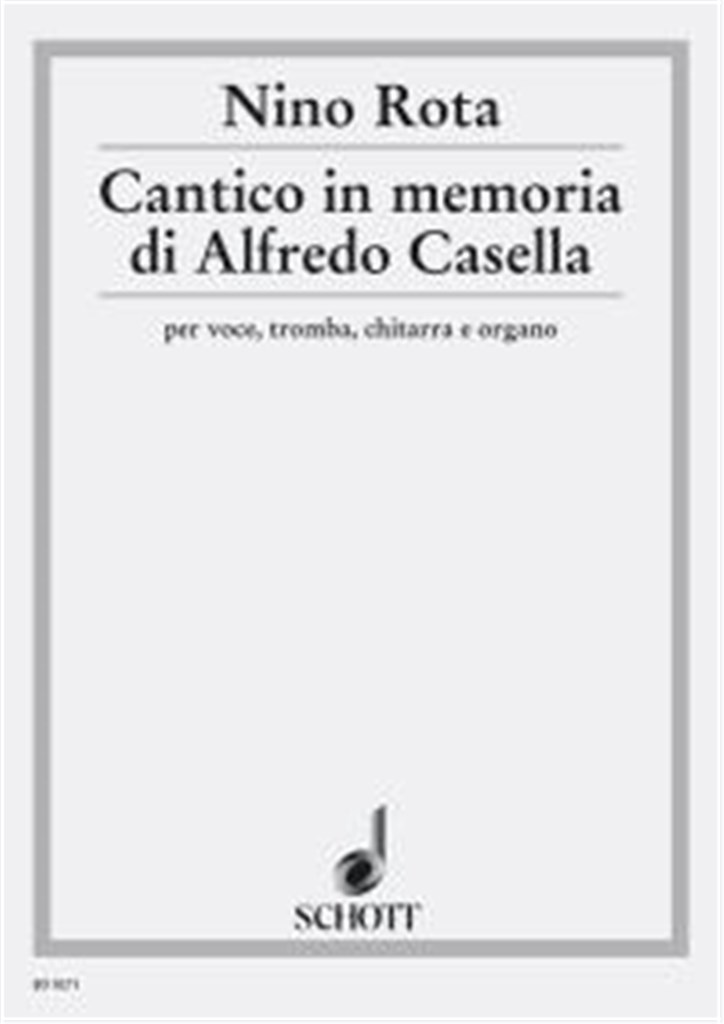 Cantico in memoria di Alfredo Casella
